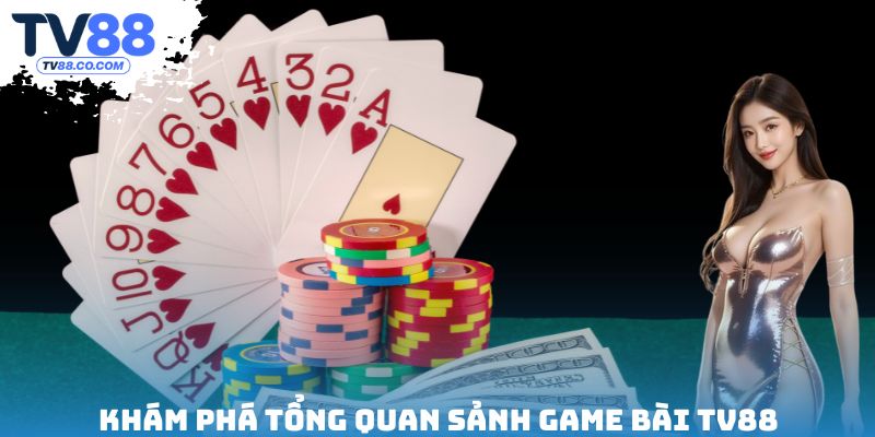 Khám phá tổng quan sảnh game bài TV88